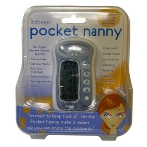 Itzbeen Pocket Nanny Baby Care Timer Blue WD68-BLUE New Sealed